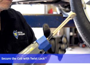 Secure the Coil with the Twist Lock